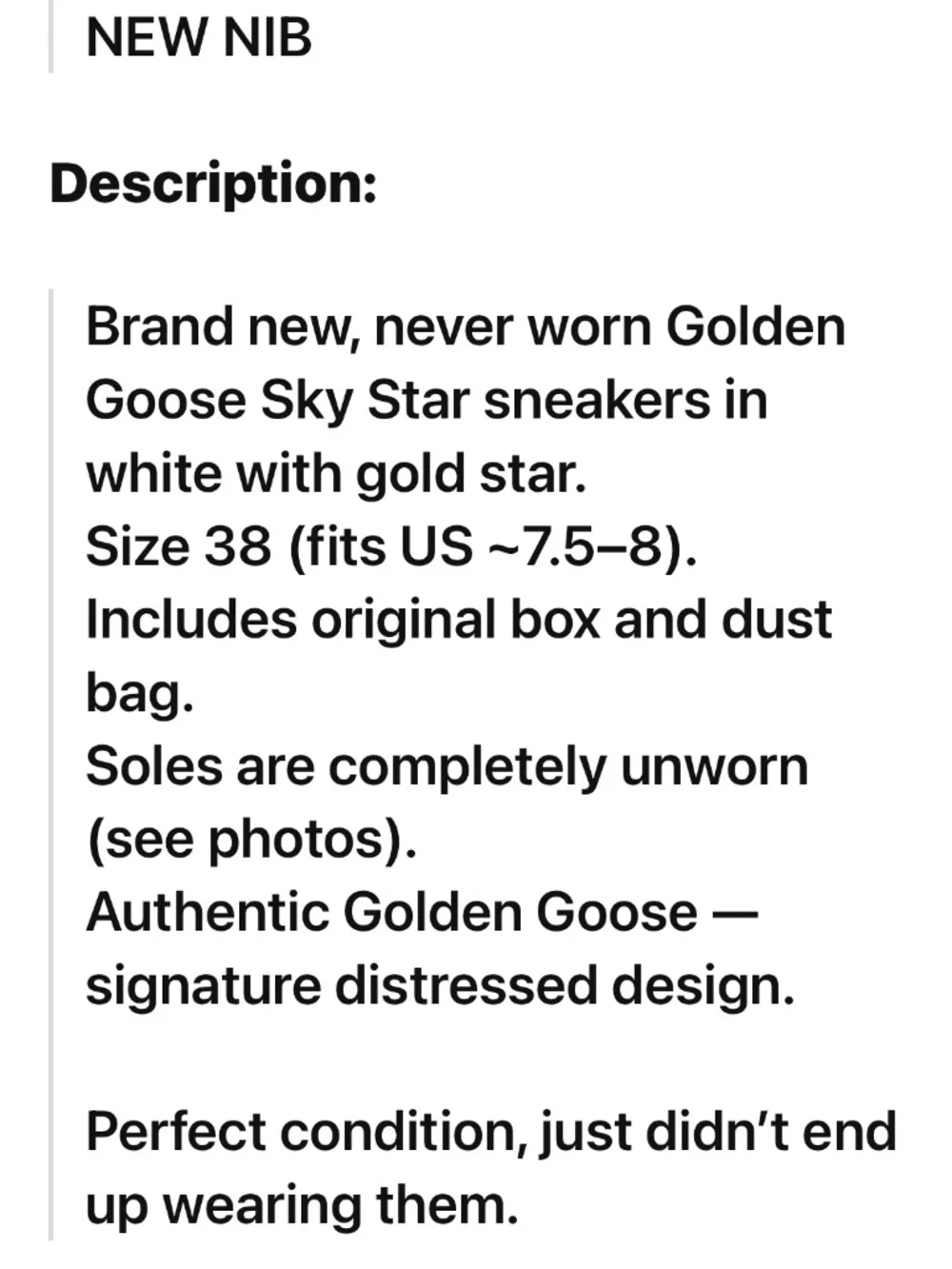 Golden Goose Sky Star Sneakers